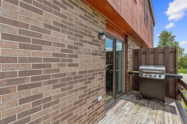 65 Universal St, Bridgeville, PA 15017 - wooden deck featuring area for grilling