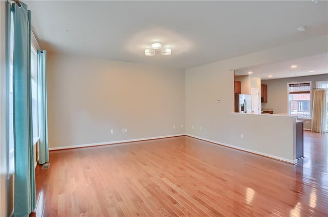 309 Trafalgar Sq, Cranberry Twp, PA 16066 - empty room featuring light wood finished floors, baseboards, and recessed lighting