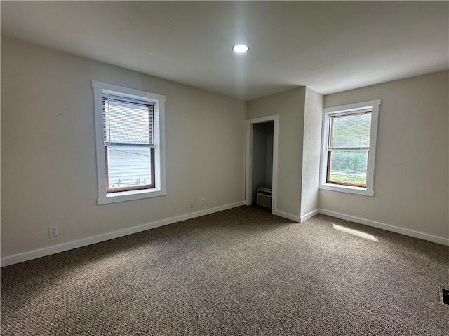1081 Dixon Rd, Cherryhll Twp/Clymer, PA 15728 - unfurnished bedroom with baseboards, carpet flooring, and recessed lighting