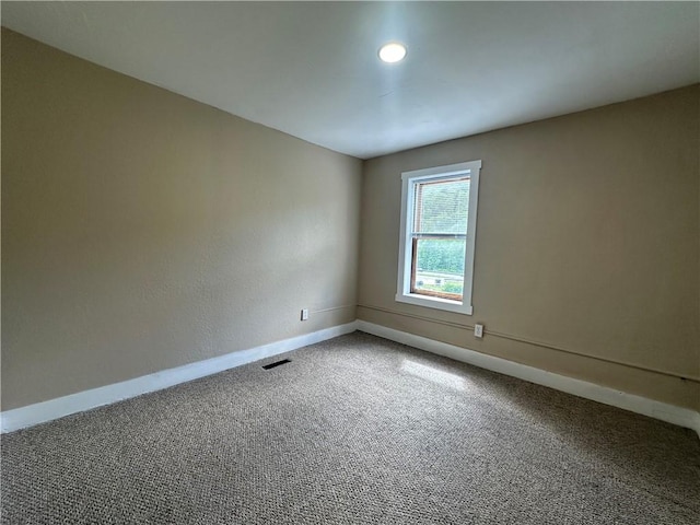 1081 Dixon Rd, Cherryhll Twp/Clymer, PA 15728 - spare room featuring baseboards, carpet flooring, and recessed lighting