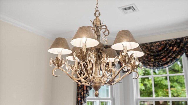 203 Providence Ct, Adams Twp, PA 16059 - detailed view of a chandelier