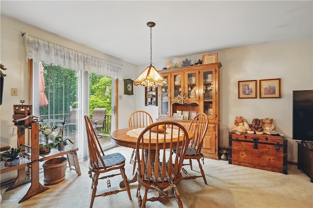 146 Tower Ln, Daugherty Twp, PA 15066 - dining space with light carpet