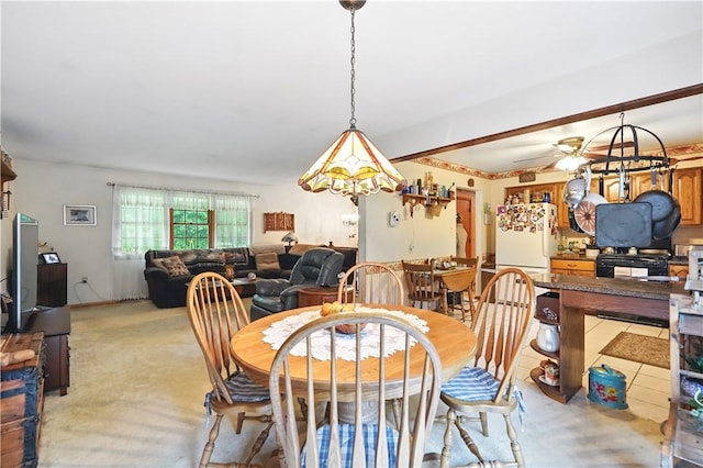 146 Tower Ln, Daugherty Twp, PA 15066 - dining room with ceiling fan