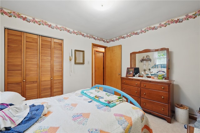 146 Tower Ln, Daugherty Twp, PA 15066 - bedroom with a closet and light carpet