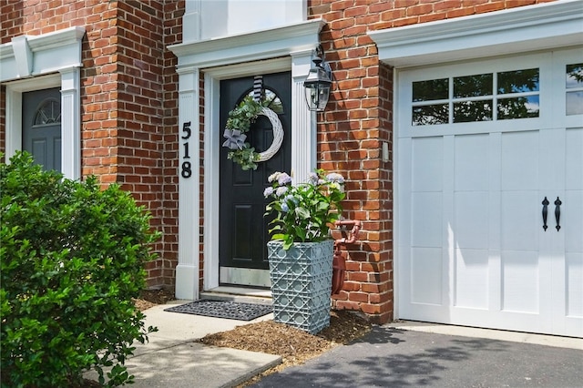 518 Carvine Ct, Marshall, PA 15090 - doorway to property with brick siding and a garage