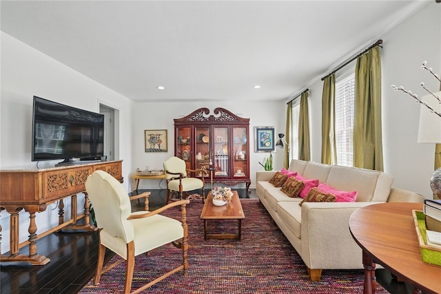 518 Carvine Ct, Marshall, PA 15090 - living room with wood finished floors and recessed lighting
