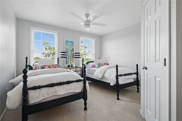518 Carvine Ct, Marshall, PA 15090 - bedroom featuring carpet and ceiling fan