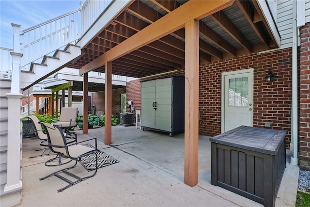 518 Carvine Ct, Marshall, PA 15090 - view of patio / terrace with central air condition unit