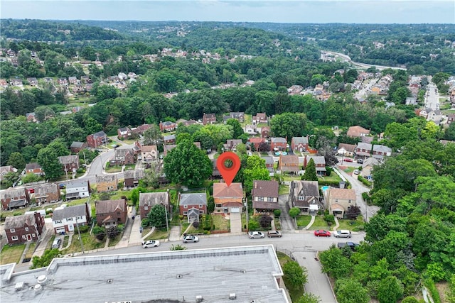 2352 Edgar St, Carrick, PA 15210 - aerial perspective of suburban area
