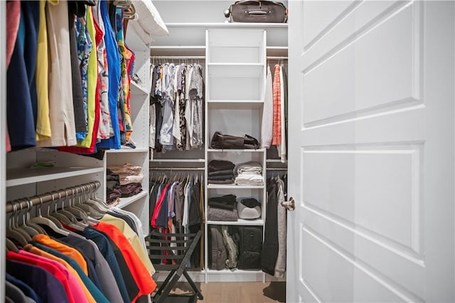 622 Gross St Unit 104, Bloomfield, PA 15224 - walk in closet with wood finished floors