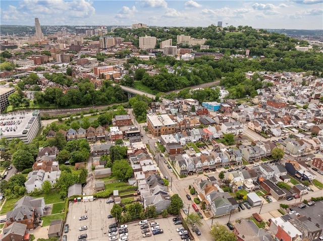 622 Gross St Unit 104, Bloomfield, PA 15224 - aerial view of property and surrounding area with nearby urban area