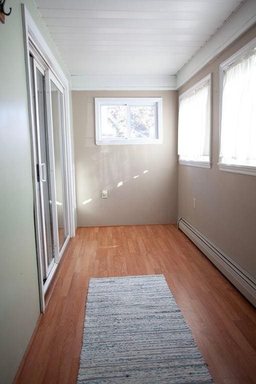 79936 Grandview Ave, City Of Greensburg, PA 15601 - spare room featuring light wood finished floors and a baseboard radiator