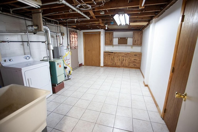 79936 Grandview Ave, City Of Greensburg, PA 15601 - unfinished below grade area featuring a sink