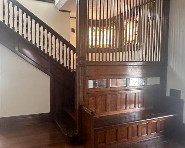150 Euclid Ave, Sharon, PA 16146 - stairway featuring wood finished floors and baseboards