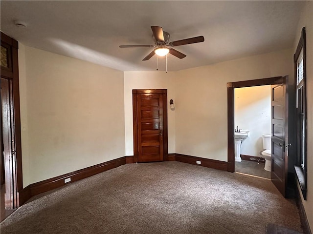 150 Euclid Ave, Sharon, PA 16146 - unfurnished bedroom with carpet flooring and a ceiling fan