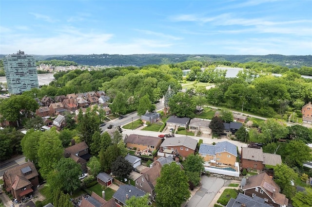 1437 Browning Rd, Highland Park, PA 15206 - aerial view of property and surrounding area with nearby suburban area