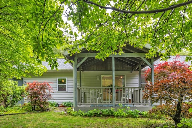 1860 Washington Rd, Washington Twp Wml, PA 15613 - rear view of house with covered porch