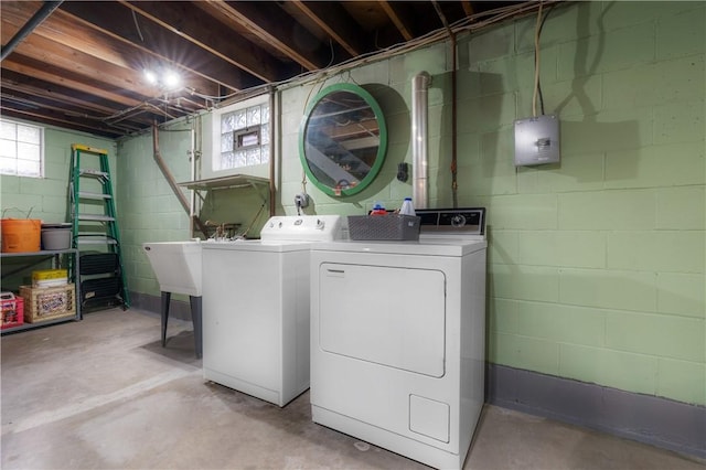 3261 Central Ave, Brighton Heights, PA 15212 - washroom featuring independent washer and dryer and plenty of natural light