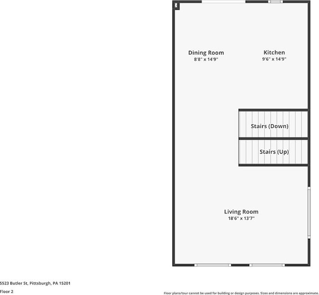 5523 Butler St, Lawrenceville, PA 15201 - property floor plan