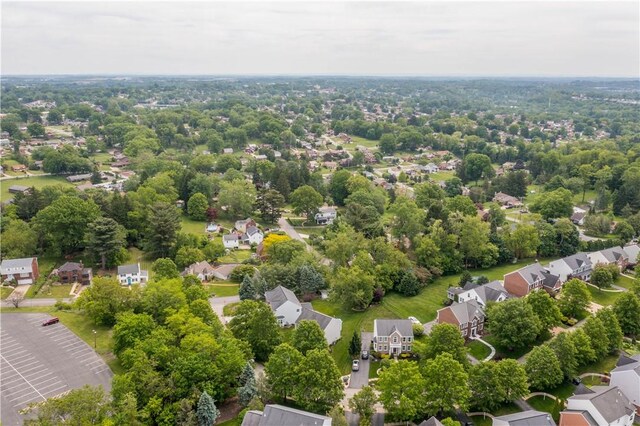 5743 Villahaven Dr, Bethel Park, PA 15236 - aerial perspective of suburban area