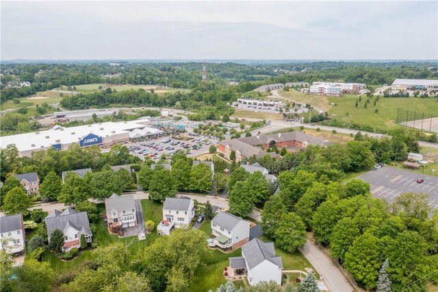 5743 Villahaven Dr, Bethel Park, PA 15236 - bird's eye view of a tree filled landscape