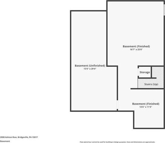 2008 Ashton Row, South Fayette, PA 15017 - floor plan / room layout