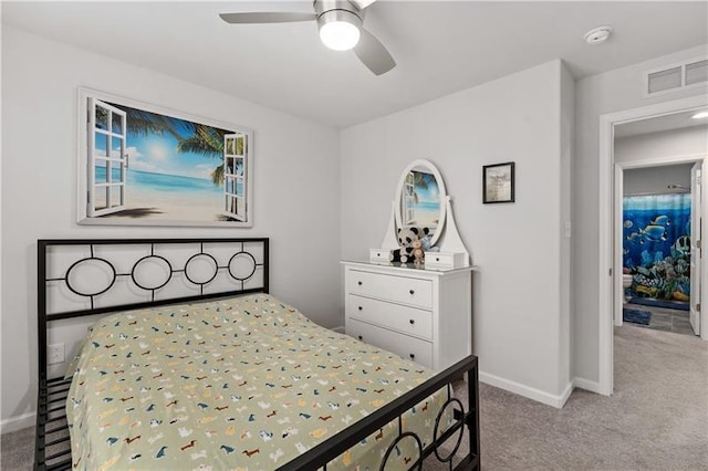 2008 Ashton Row, South Fayette, PA 15017 - carpeted bedroom featuring baseboards and a ceiling fan