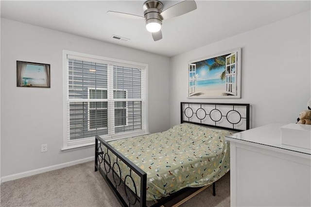 2008 Ashton Row, South Fayette, PA 15017 - bedroom with light colored carpet, baseboards, and ceiling fan