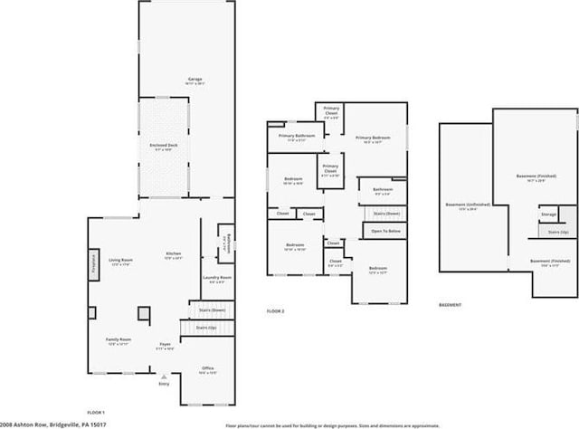 2008 Ashton Row, South Fayette, PA 15017 - property floor plan
