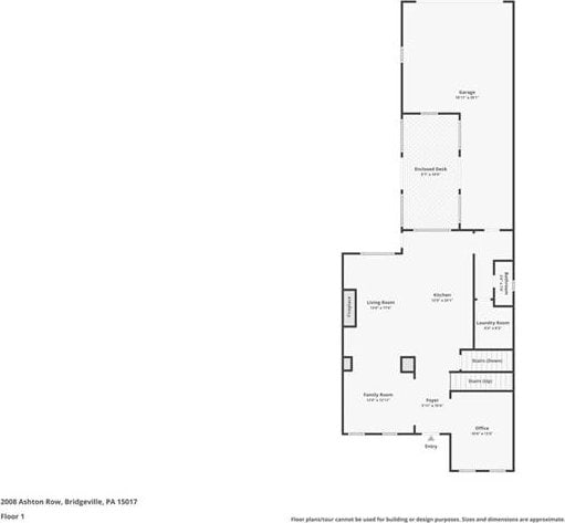 2008 Ashton Row, South Fayette, PA 15017 - home floor plan