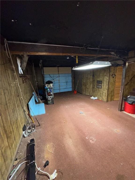 188 Chickasaw Ave, Mccandless, PA 15237 - garage with wood walls