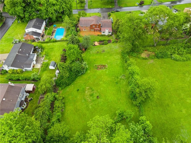 2525 Chapelwood Dr, Upper St Clair, PA 15241 - aerial view of a pool