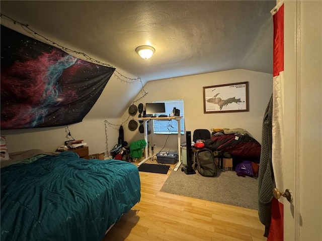 1022-1024 S Trenton Ave, Regent Square, PA 15221 - bedroom featuring lofted ceiling and wood finished floors