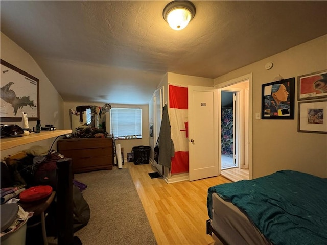 1022-1024 S Trenton Ave, Regent Square, PA 15221 - bedroom with light wood-type flooring and a textured ceiling