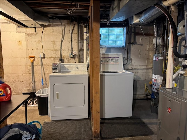 1022-1024 S Trenton Ave, Regent Square, PA 15221 - unfinished below grade area featuring washer and clothes dryer and water heater