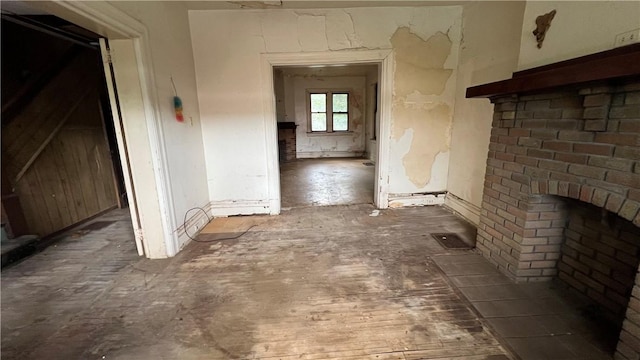 222 Luray St, Perry Hilltop, PA 15214 - hall with hardwood / wood-style floors