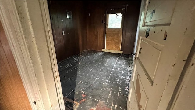 222 Luray St, Perry Hilltop, PA 15214 - hallway with wood walls