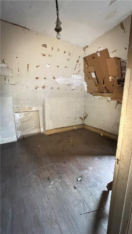 222 Luray St, Perry Hilltop, PA 15214 - additional living space featuring hardwood / wood-style flooring