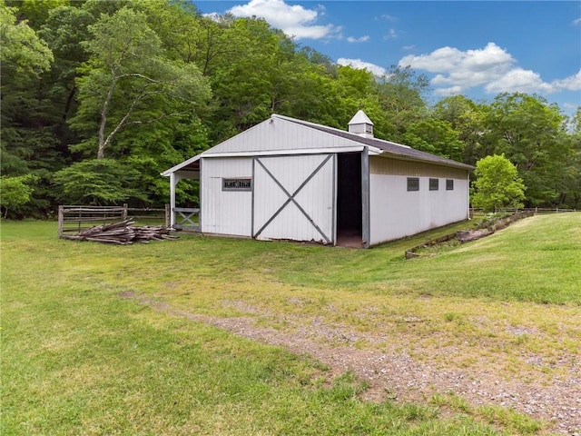 428 Jefferson School Rd, Cook Twp, PA 15658 - view of pole building featuring a forest view