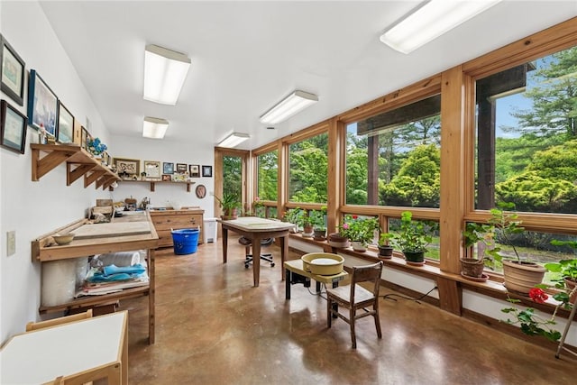 428 Jefferson School Rd, Cook Twp, PA 15658 - sunroom / solarium with concrete flooring
