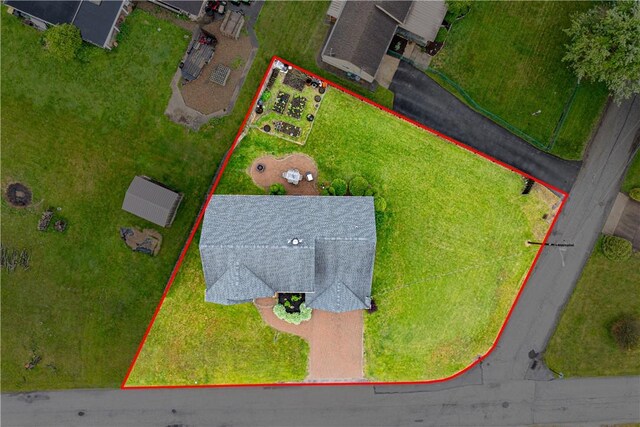704 Park Ave, Rostraver, PA 15012 - aerial view of property's location featuring property parcel outlined
