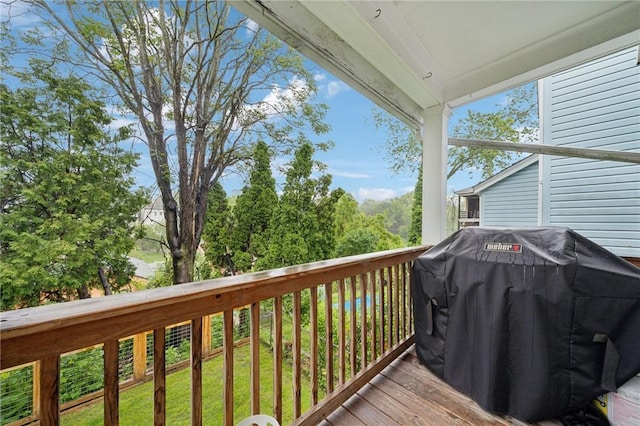 1110 Illinois Ave, Dormont, PA 15216 - wooden deck featuring grilling area