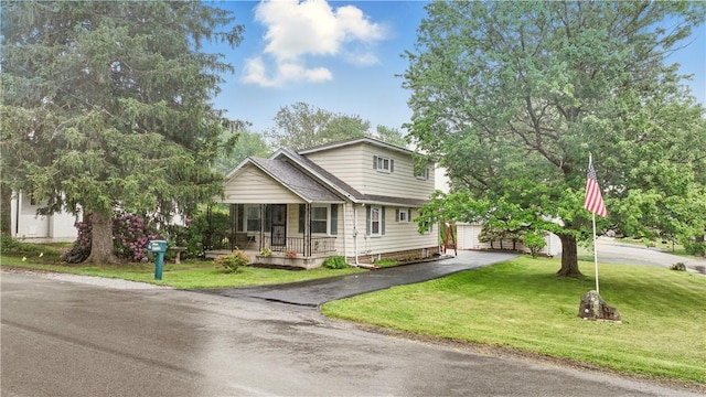 2735 20th Street Ext, Patterson Twp, PA 15010 - view of front of home featuring a front lawn and covered porch