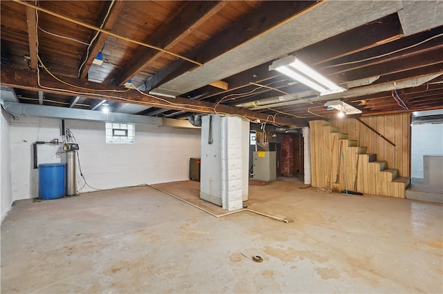 2735 20th Street Ext, Patterson Twp, PA 15010 - below grade area featuring stairs and a water softener