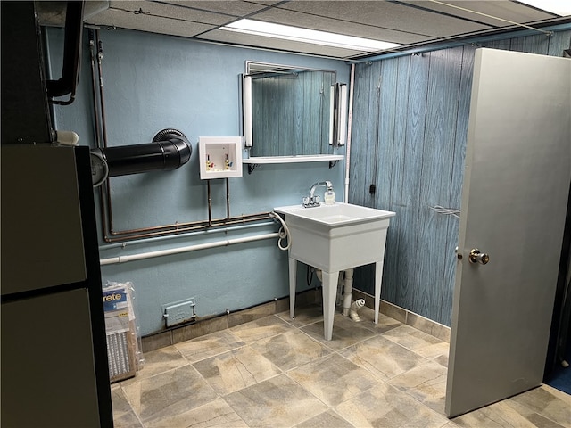 100 Rohaley Ln, Menallen Twp, PA 15480 - laundry area with baseboards