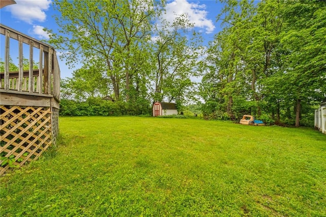 1371 Blue Jay Dr, Scott Twp Sal, PA 15243 - view of grassy yard featuring a deck