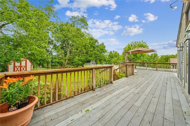 1371 Blue Jay Dr, Scott Twp Sal, PA 15243 - view of wooden deck