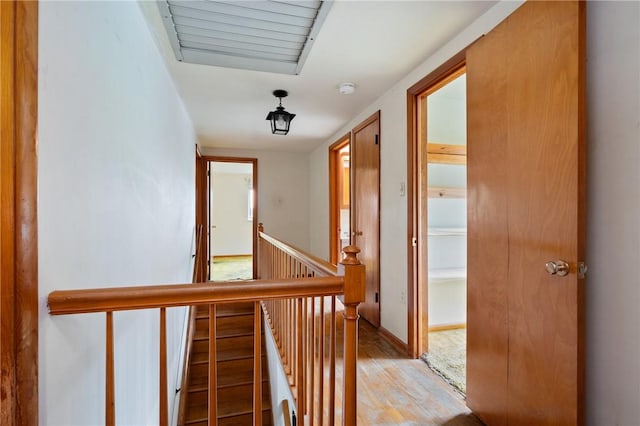 173 Mcintyre Rd, Ross Twp, PA 15237 - hall with an upstairs landing and light wood-style floors