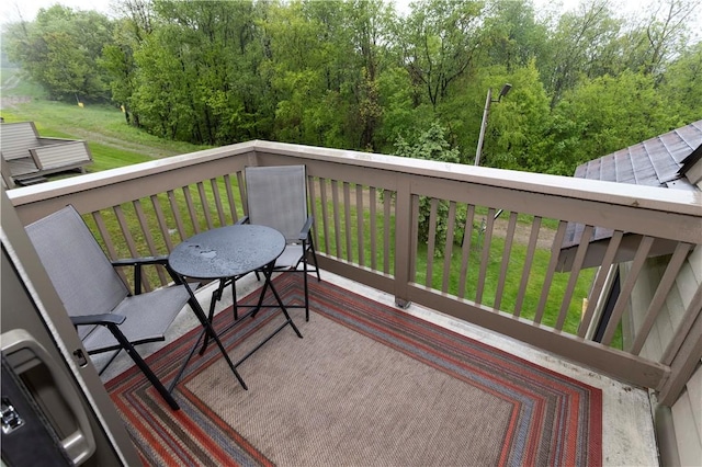 W1 Sunridge Dr, Seven Springs Resort, PA 15622 - wooden deck with a yard