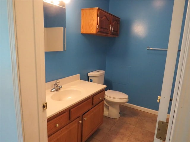280 Evans Rd, Jackson Twp, PA 16063 - bathroom with vanity and tile patterned floors